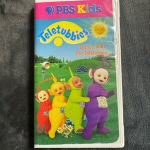 PBS Kids Teletubbies Dance with the Teletubbies 1999 VHS Clamshell